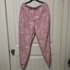 Xl Figs Breast Cancer special edition. Only worn once. Bottoms are XL TALL